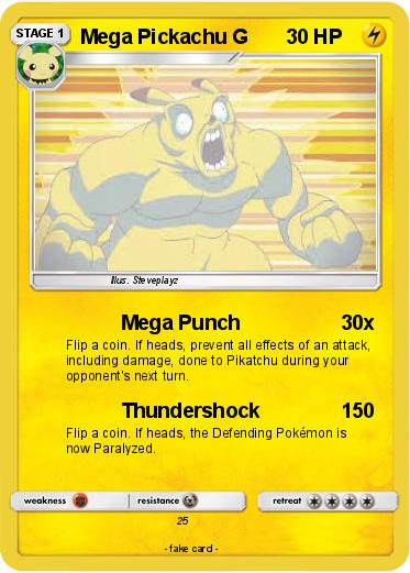 Pokemon Mega Pickachu G