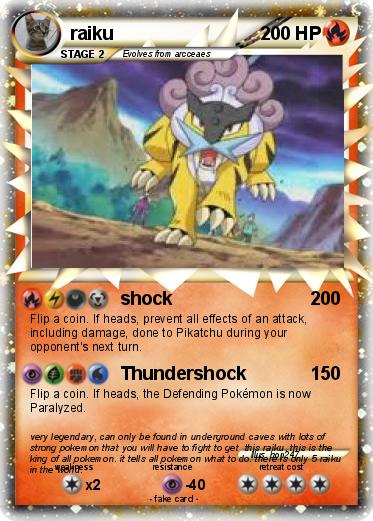 Pokemon raiku