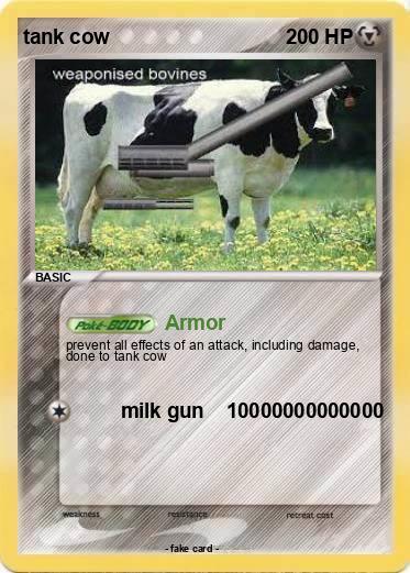 Pokemon tank cow