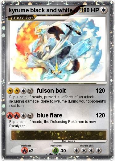 Pokemon kyrume black and white