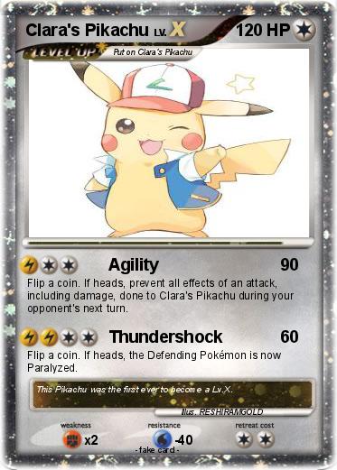 Pokemon Clara's Pikachu