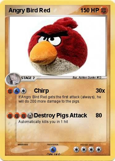 Pokemon Angry Bird Red