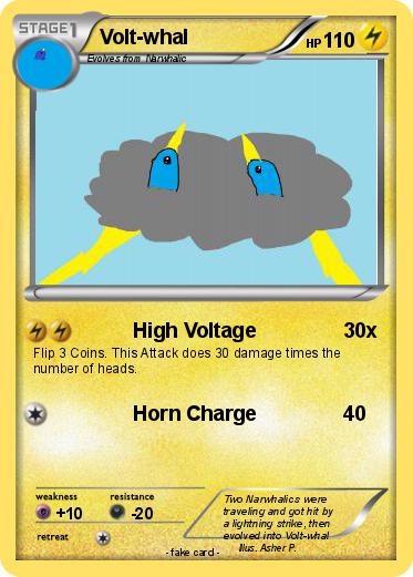 Pokemon Volt-whal