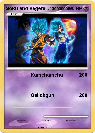 Pokemon Goku and vegeta