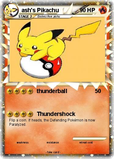 Pokemon ash's Pikachu