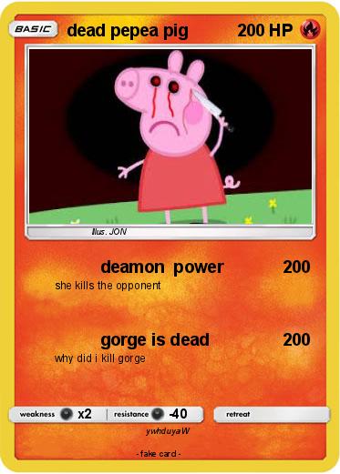 Pokemon dead pepea pig