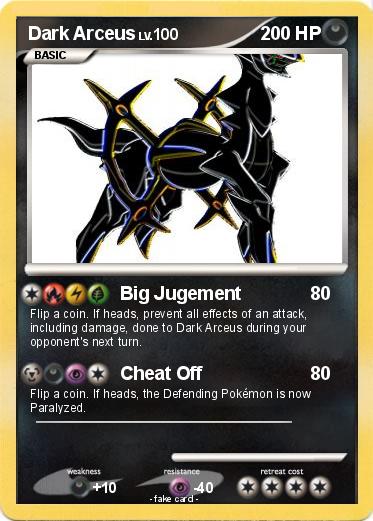Pokemon Dark Arceus