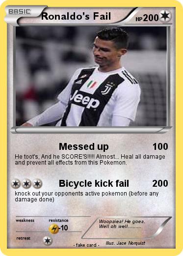 Pokemon Ronaldo's Fail