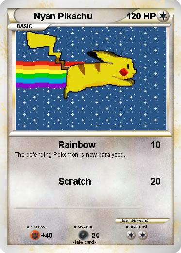 Pokemon Nyan Pikachu