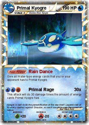 Pokemon Primal Kyogre
