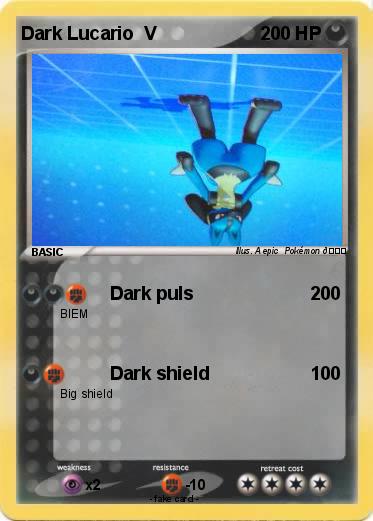 Pokemon Dark Lucario  V