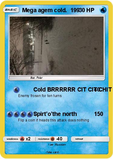 Pokemon Mega agem cold.  199