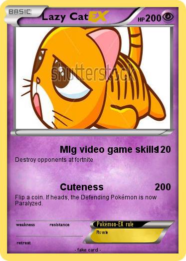 Pokemon Lazy Cat