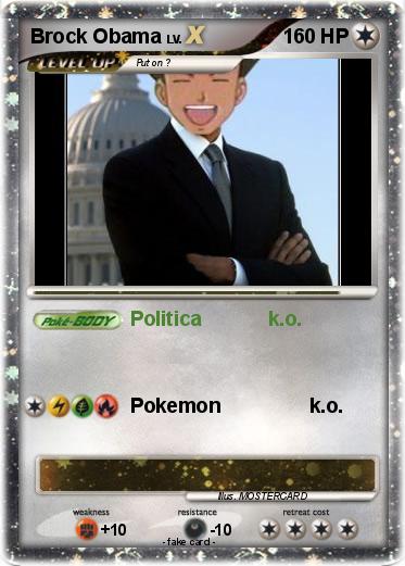 Pokemon Brock Obama