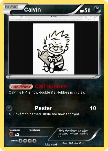 Pokemon Calvin