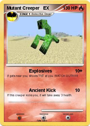 Pokemon Mutant Creeper   EX