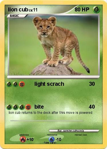 Pokemon lion cub