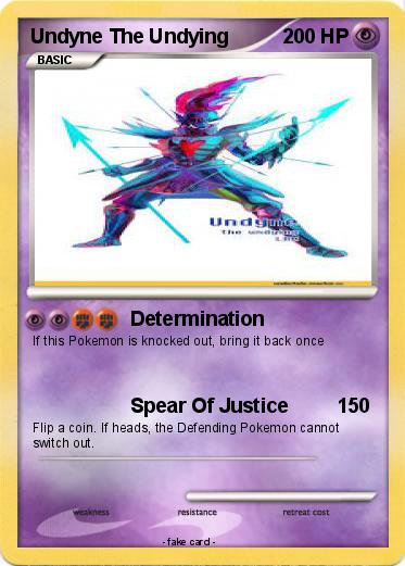 Pokemon Undyne The Undying