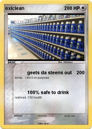 Pokemon oxiclean
