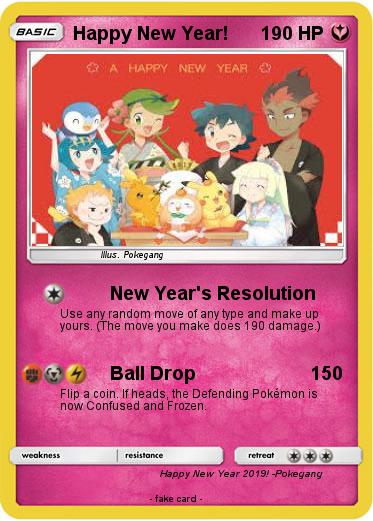 Pokemon Happy New Year!