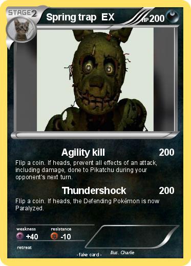 Pokemon Spring trap  EX