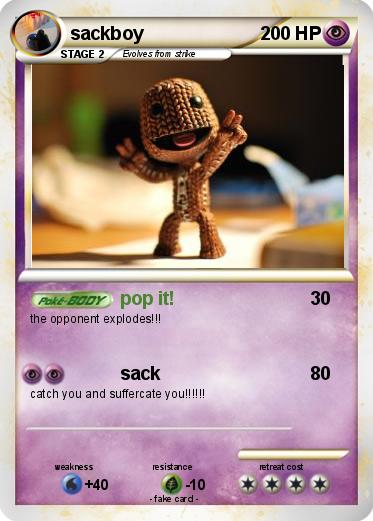Pokemon sackboy