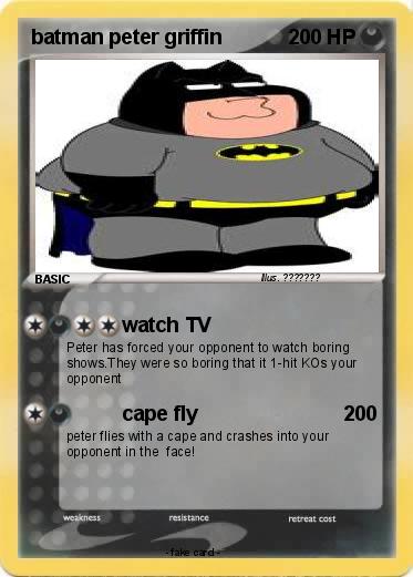 Pokemon batman peter griffin
