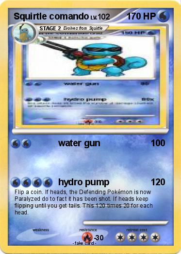 Pokemon Squirtle comando