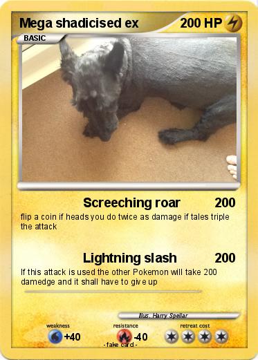 Pokemon Mega shadicised ex