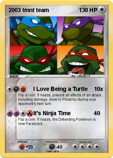 Pokemon 2003 tmnt team