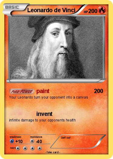 Pokemon Leonardo de Vinci