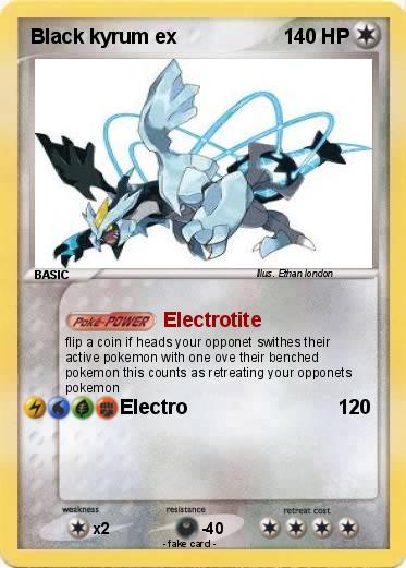 Pokemon Black kyrum ex