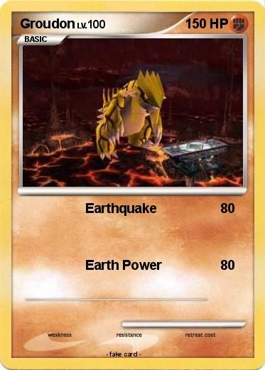 Pokemon Groudon