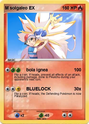 Pokemon M solgaleo EX