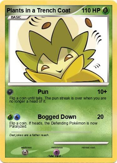Pokemon Plants in a Trench Coat
