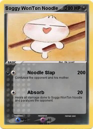 Pokemon Soggy WonTon Noodle