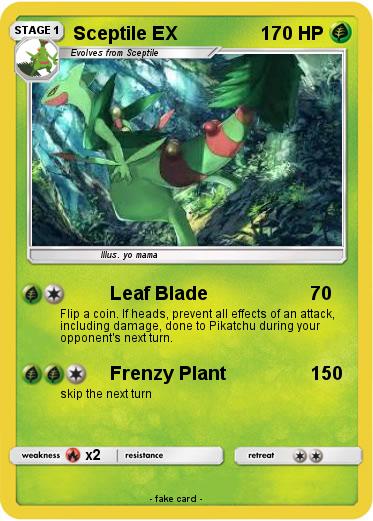 Pokemon Sceptile EX