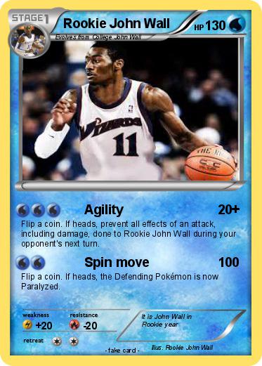 Pokemon Rookie John Wall