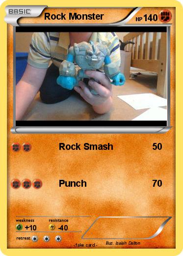 Pokemon Rock Monster