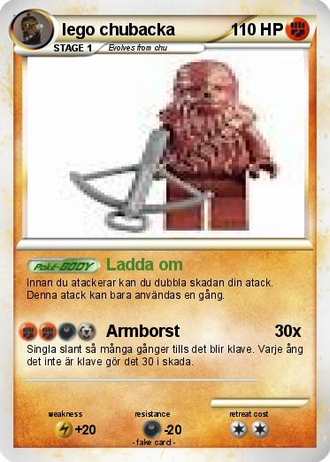 Pokemon lego chubacka