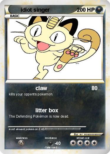 Pokemon idiot singer