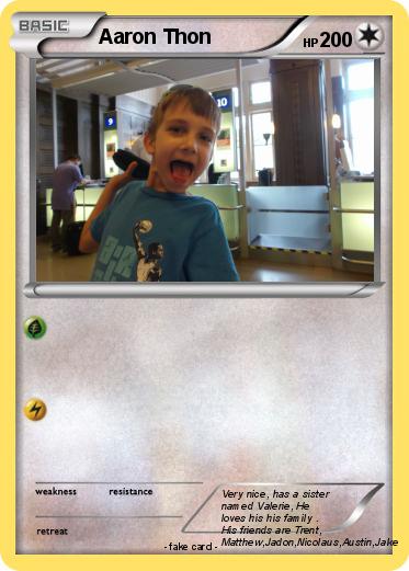 Pokemon Aaron Thon