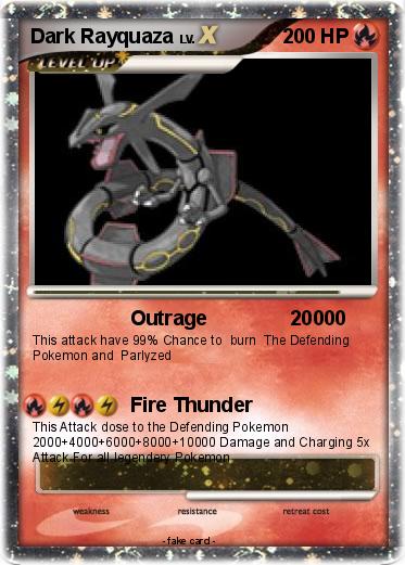 Pokemon Dark Rayquaza