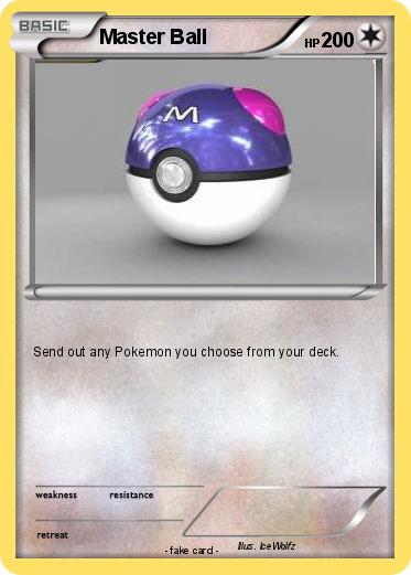 Pokemon Master Ball
