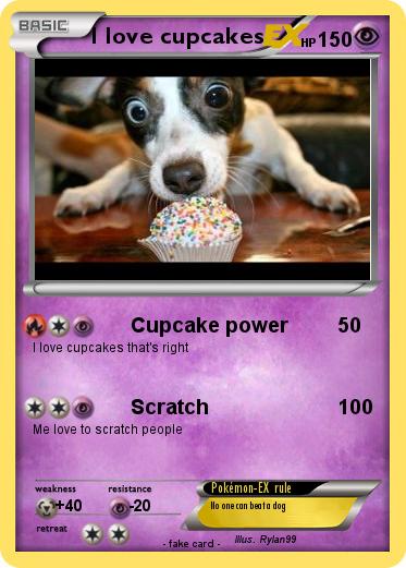 Pokemon I love cupcakes