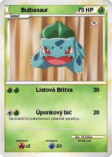 Pokemon Bulbasaur