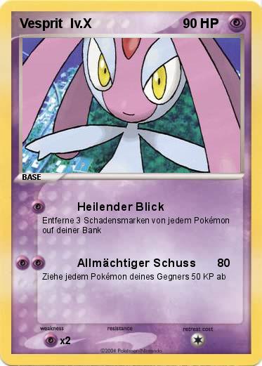 Pokemon Vesprit  lv.X
