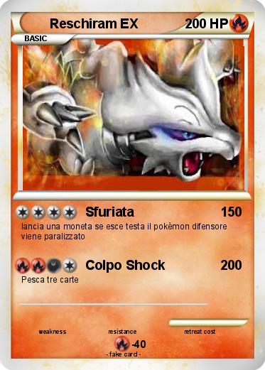 Pokemon Reschiram EX