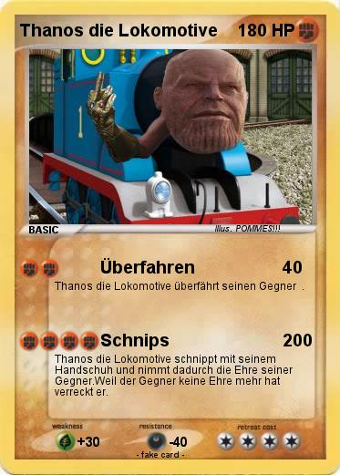 Pokemon Thanos die Lokomotive