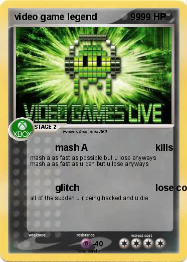 Pokemon video game legend